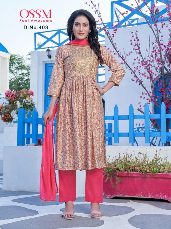 Ossm Mannat Vol 4 Styles Chanderi Designer Exclusive Readymade Collection